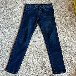 Banana republic dark denim skinny jeans size 28.